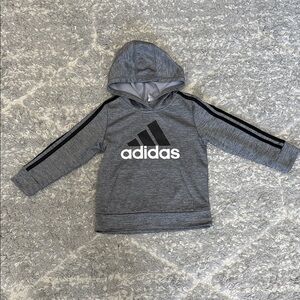 Adidas Kids Gray Hoodie